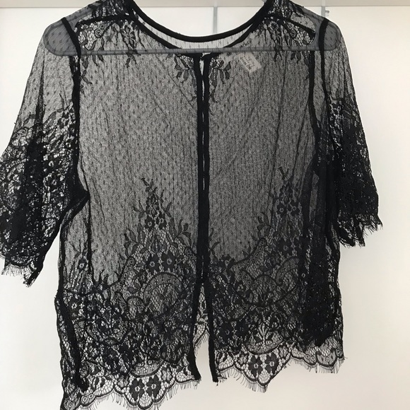 Sheer Lace Top - Picture 1 of 4